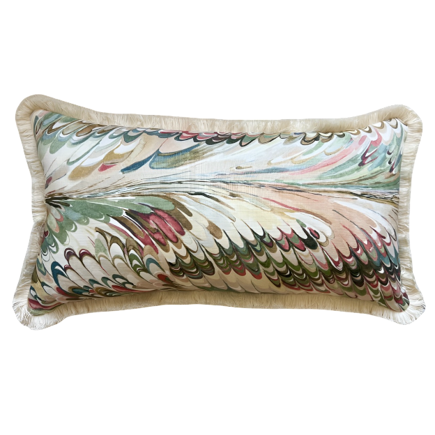 Lee Jofa Taplow Fringed Lumber Cushion