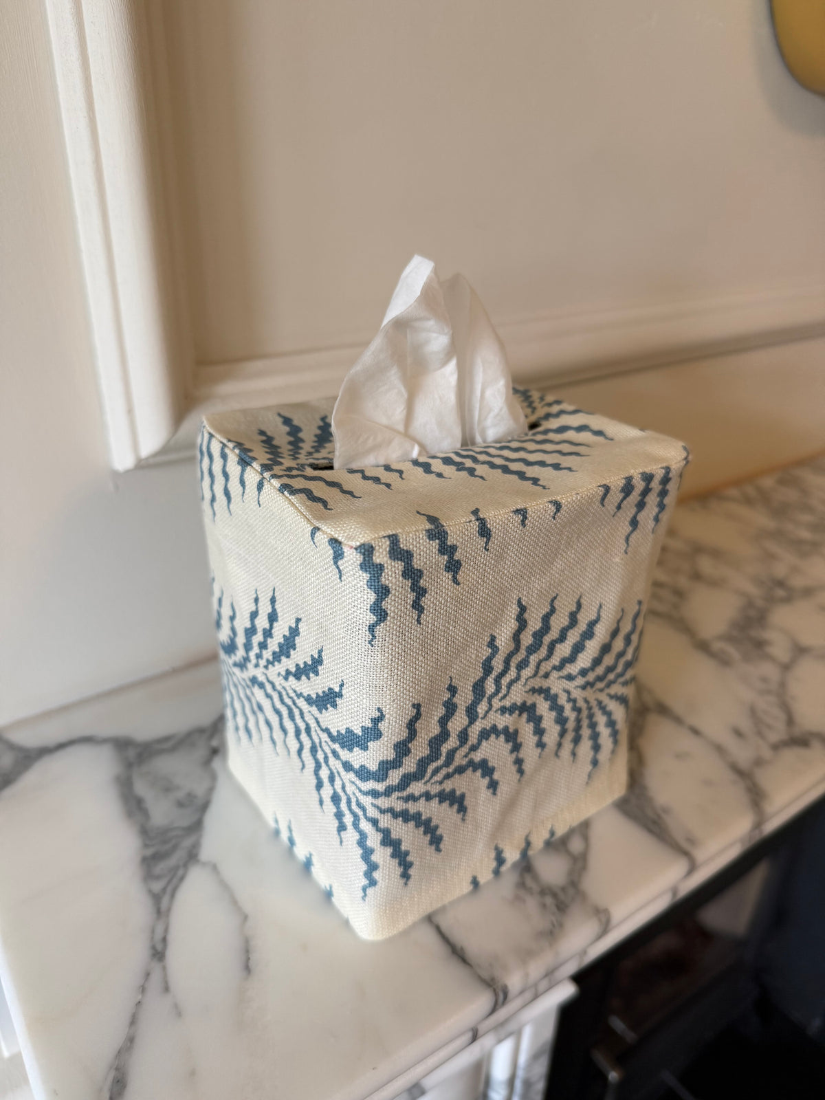 Scrolling Fern Tissue Box