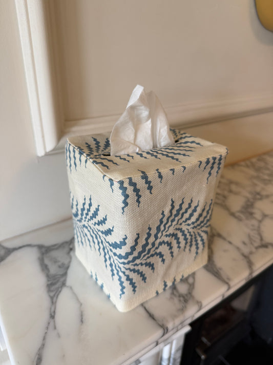 Scrolling Fern Tissue Box