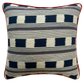 Indigo Lost & Found Velvet Piped Cushion