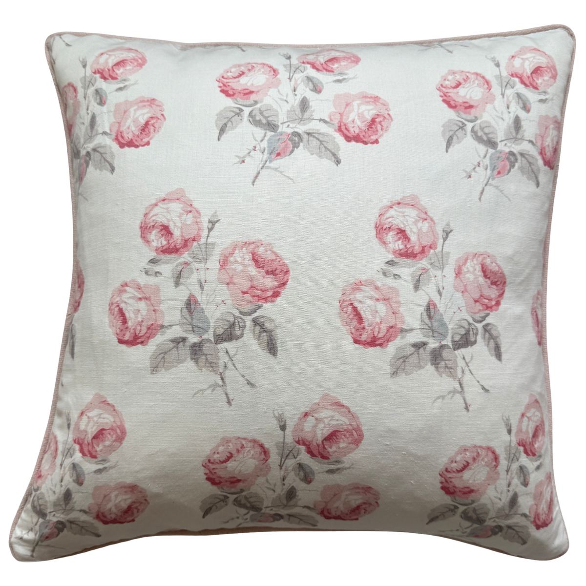 Colefax & Fowler Bowood Pink / Leaf Cushions
