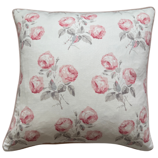 Colefax & Fowler Bowood Pink / Leaf Cushions