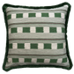 Green Lost & Found Fringed Cushion