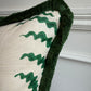 Soane Scrolling Fern Fringed Cushion