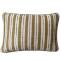 Bespoke Penny Morrison Sketched Stripe Gold Cushion