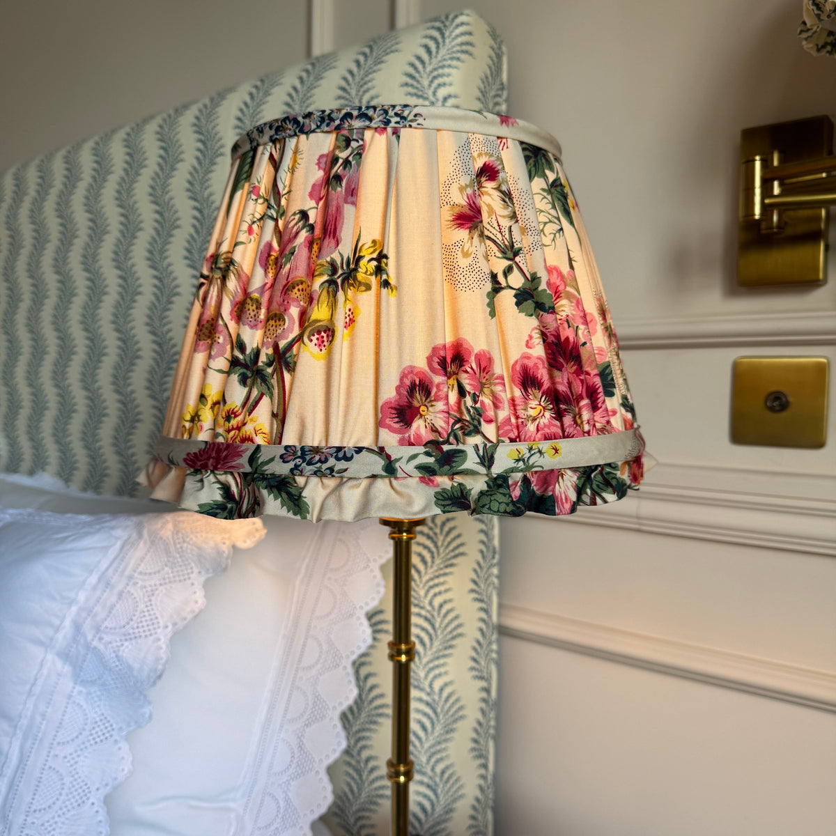 12” Palmyre Gathered Lampshade