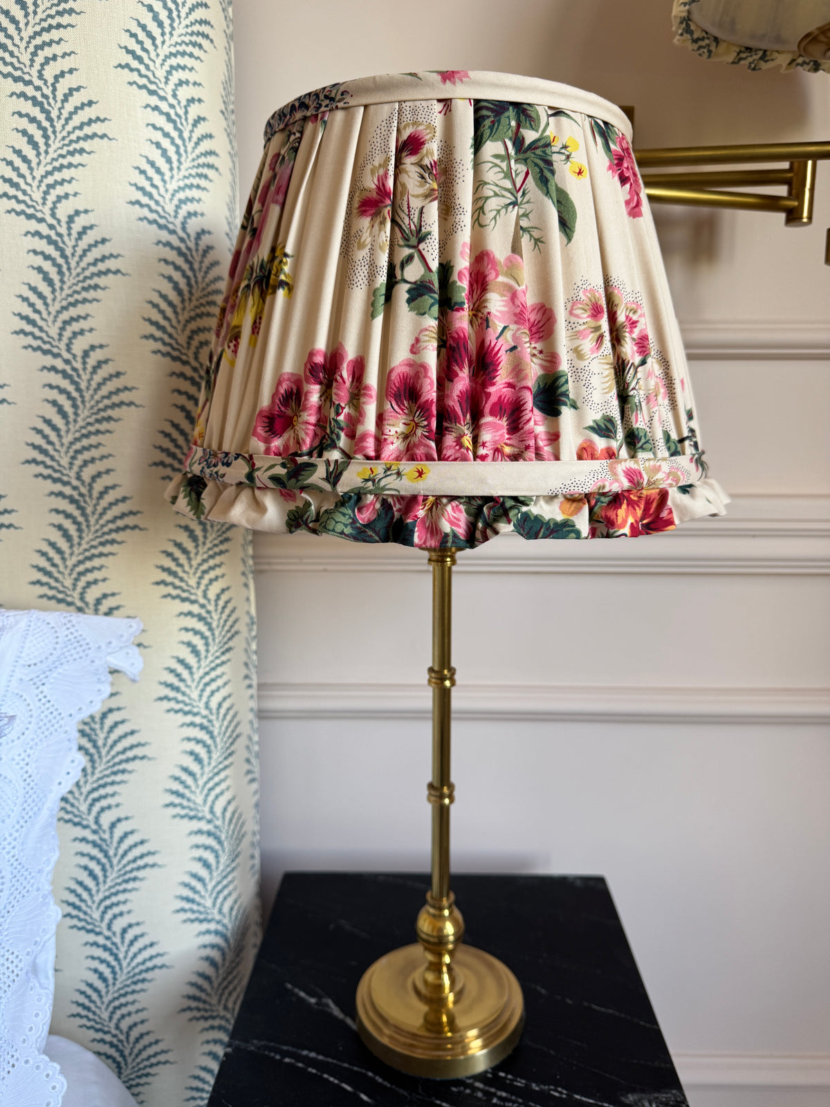 12” Palmyre Gathered Lampshade