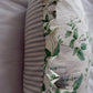 Colefax & Fowler Fuchsia Silver / Leaf Ruffled Cushion