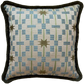 Afua Olive Fringed Cushion