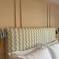 Luxury box pleat lampshade in Fermoie Rabanna premium designer fabric