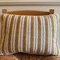 Bespoke Penny Morrison Sketched Stripe Gold Cushion