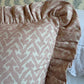 Fermoie Rabanna Blush Ruffled Cushion