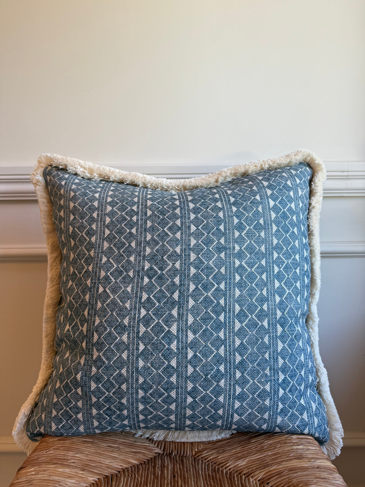 Fermoie Quantock Blue Cushion