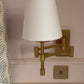 Luxury box pleat lampshade in Fermoie Rabanna premium designer fabric