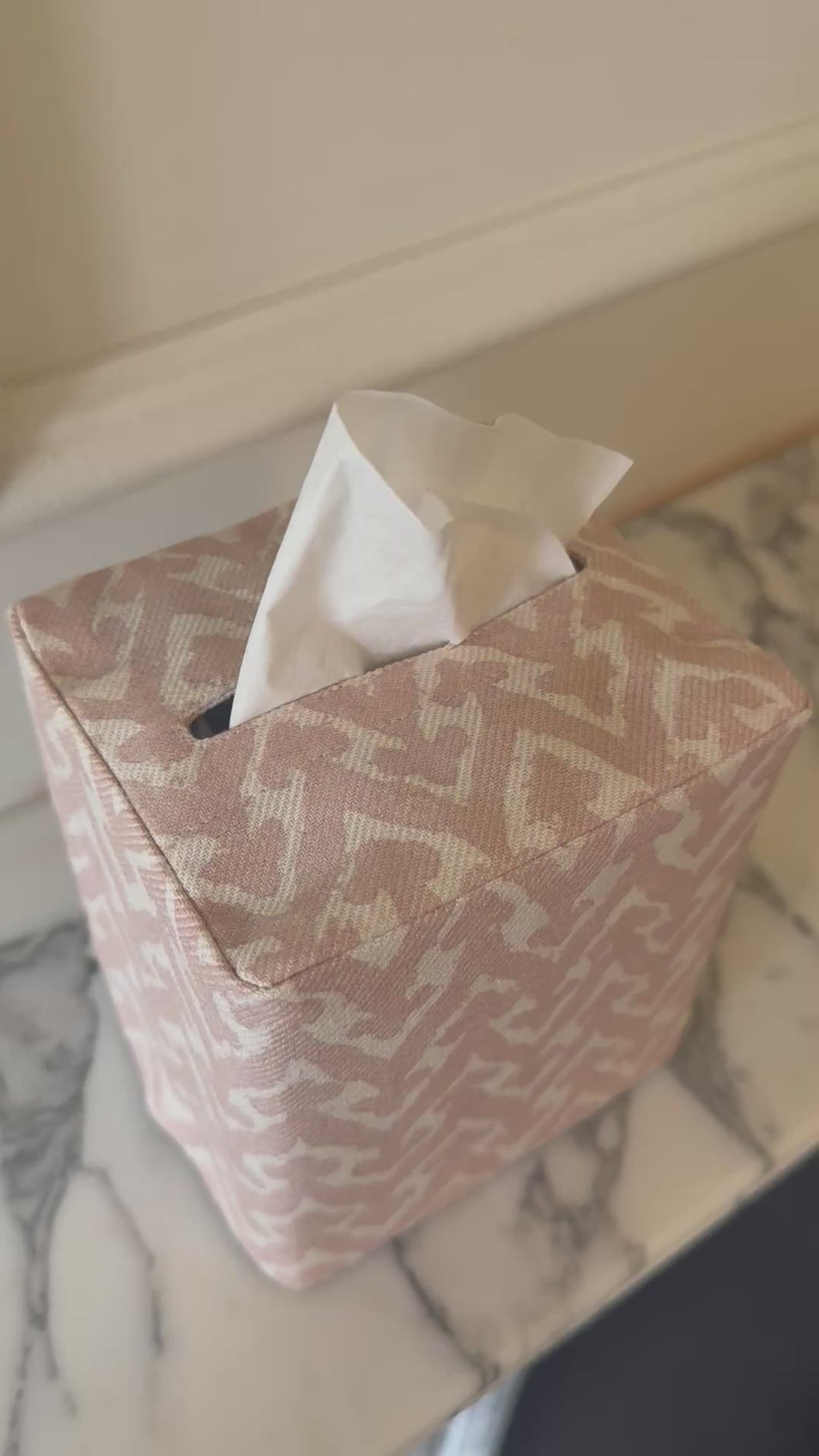 Pink Rabanna Tissue Box