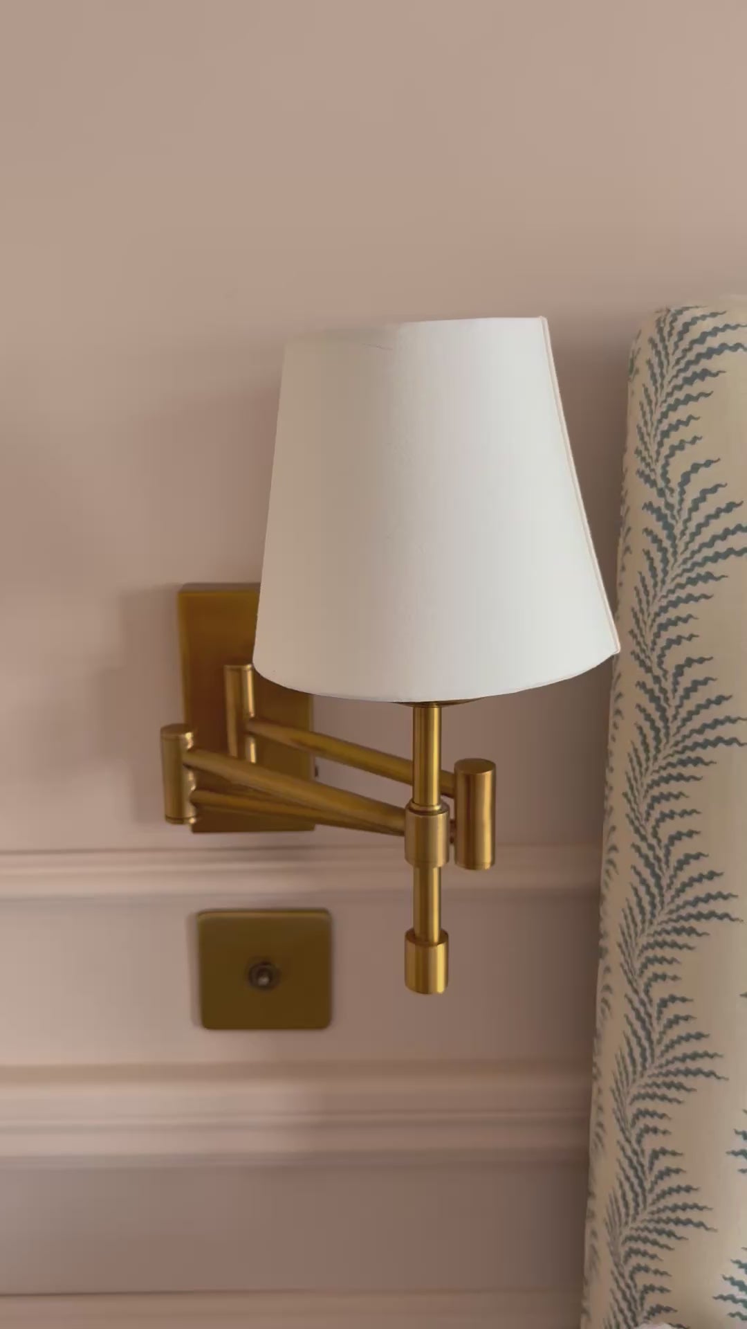 Luxury box pleat lampshade in Penny Morrison premium designer fabric