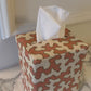 Apricot Squiggle Tissue Box